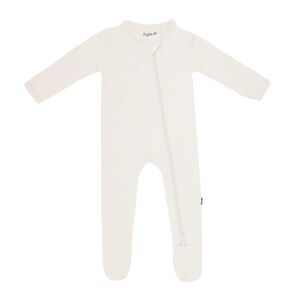 kyte baby bamboo oat colored pajamas zip